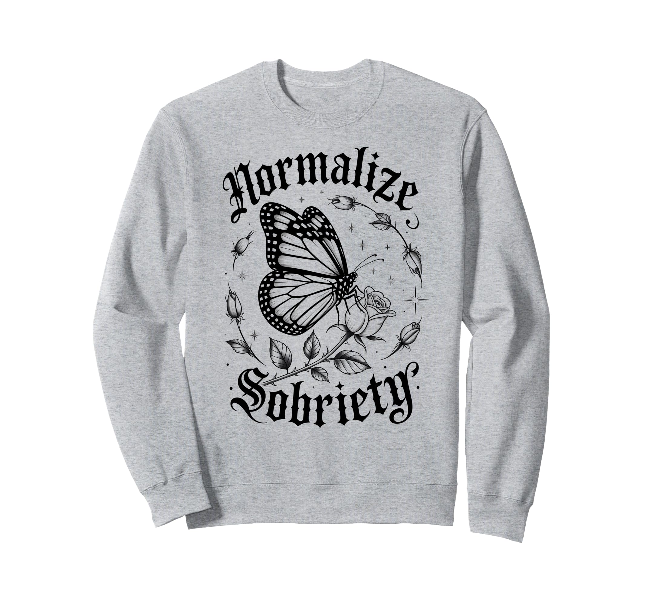 Funny Normalize Sobriety Aa Na Award Sweatshirt - Trendy Graphic Unisex - T-Shirt, Sweatshirt, Hoodie