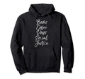 Liberal Funny Books Coffee Dogs Social Hoodie - Novelty Apparel for Adults - T-Shirt, Sweatshirt, Hoodie