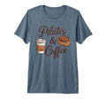 Pilates And Coffee Cinnamon Bun T-Shirt - Minimalist Print Men Women - T-Shirt, Sweatshirt, Hoodie