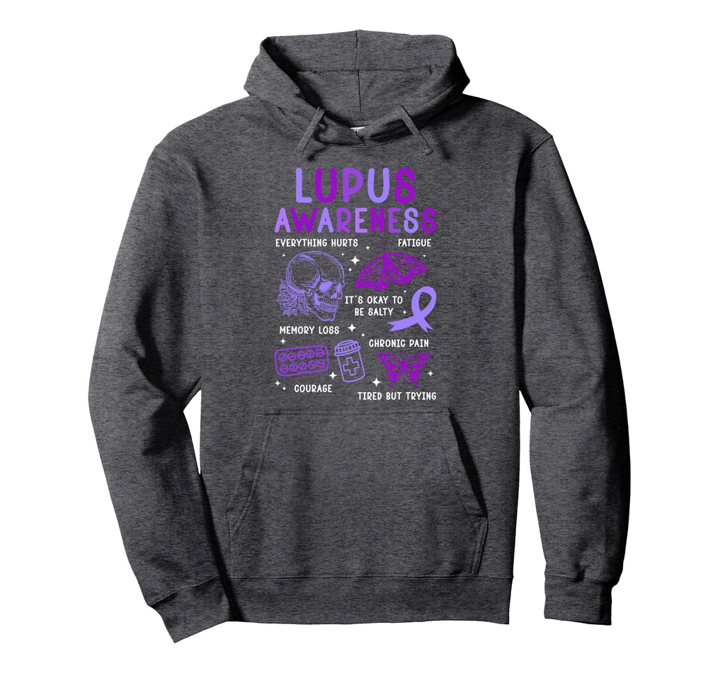 Lupus Awareness Month Lupus Hoodie - Casual Everyday Wear for Adults - T-Shirt, Sweatshirt, Hoodie