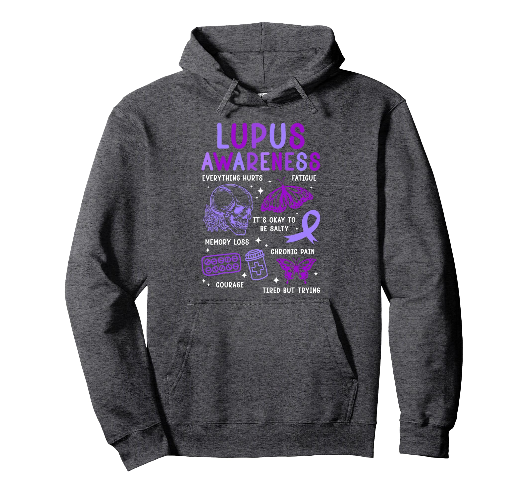 Lupus Awareness Month Lupus Hoodie - Casual Everyday Wear for Adults - T-Shirt, Sweatshirt, Hoodie
