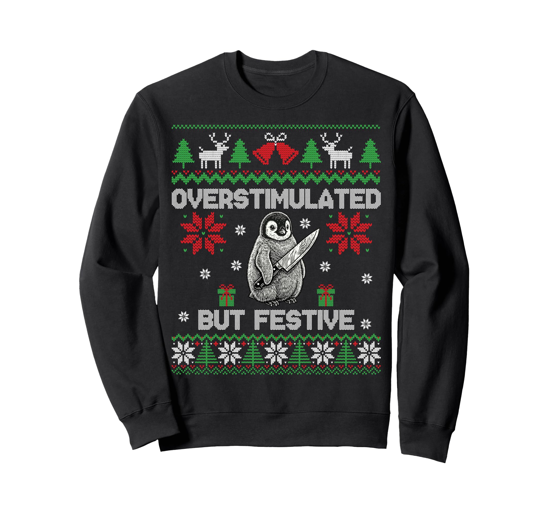 Funny Ugly Overstimulated But Sweatshirt - Aesthetic Graphic Unisex - T-Shirt, Sweatshirt, Hoodie