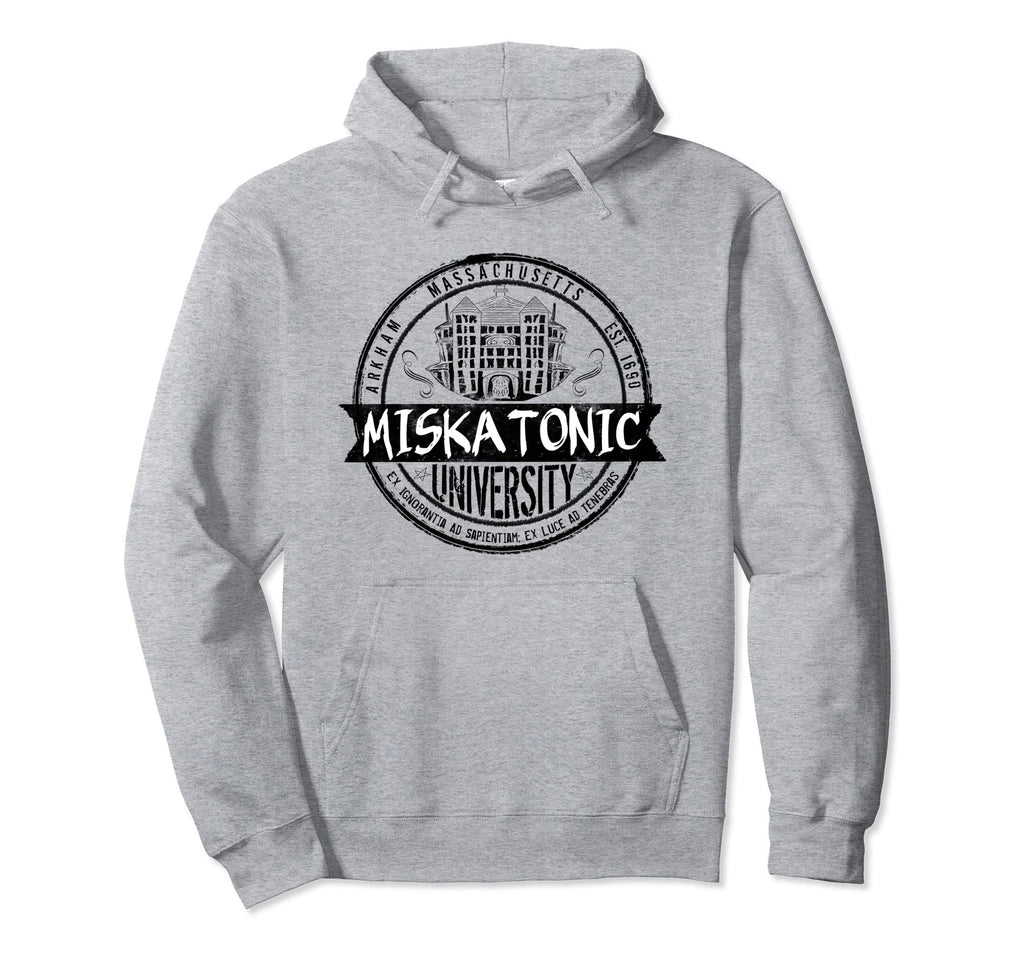 Miskatonic University Logo Horror Hoodie - Aesthetic Graphic Men Women - T-Shirt, Sweatshirt, Hoodie