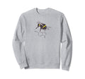 Bee Happy Serotonin Hand Drawn Sweatshirt - Minimalist Print for Adults - T-Shirt, Sweatshirt, Hoodie