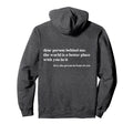 Dear Person Behind Me World Is Better Hoodie - Minimalist Print for Adults - T-Shirt, Sweatshirt, Hoodie
