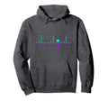 Suicide Awareness Heartbeat Happy Hoodie - Novelty Apparel for Adults - T-Shirt, Sweatshirt, Hoodie