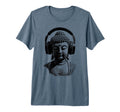 Buddha Headphones Mindfulness Music T-Shirt - Streetwear Style Men Women - T-Shirt, Sweatshirt, Hoodie