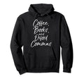 Womens Funny English Teacher Coffee Hoodie - Trendy Graphic for Adults - T-Shirt, Sweatshirt, Hoodie