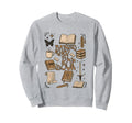 Raised Books Book Lovers Bookworm Sweatshirt - Trendy Graphic for Adults - T-Shirt, Sweatshirt, Hoodie