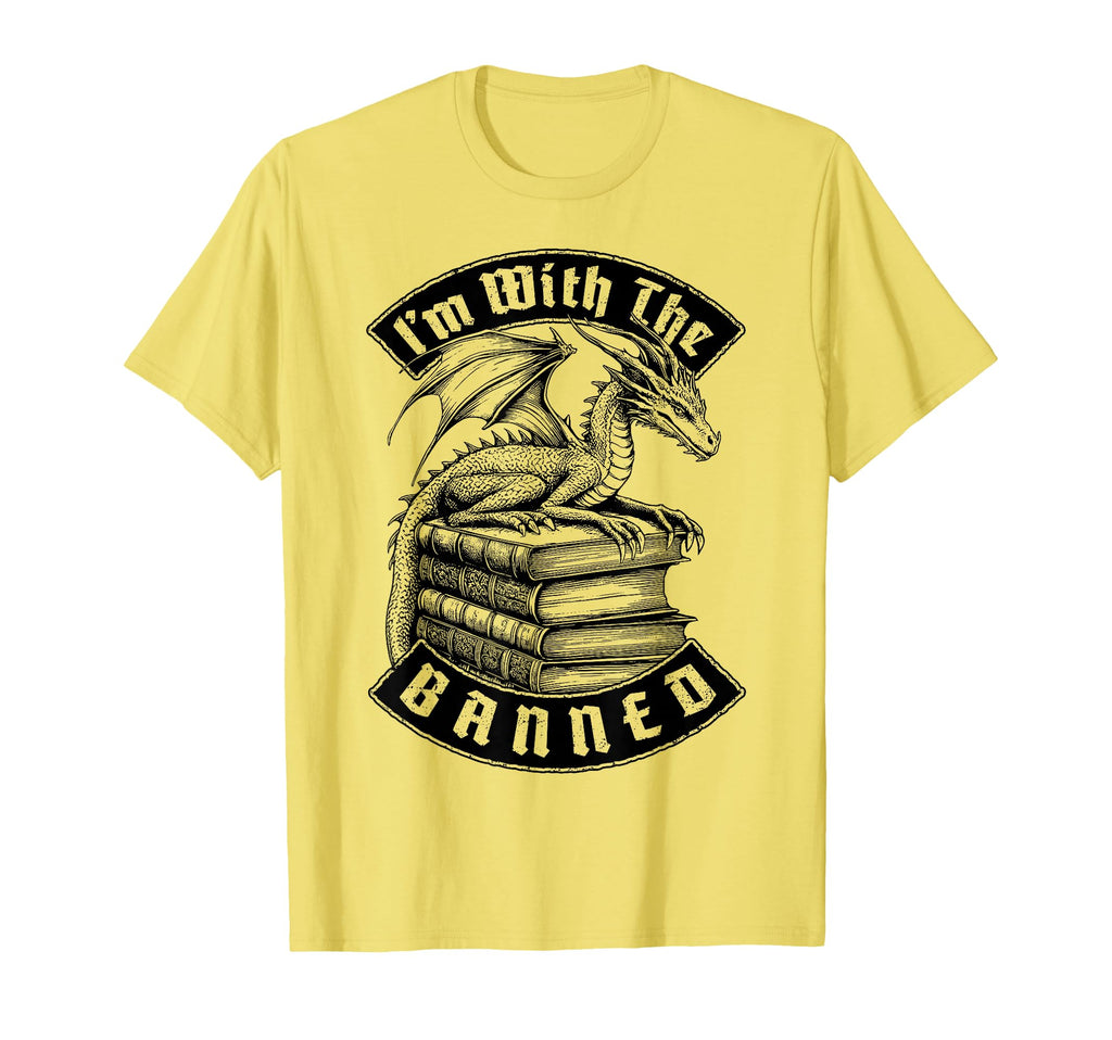 Im Banned Books Funny Book Dragon T-Shirt - Streetwear Style Unisex - T-Shirt, Sweatshirt, Hoodie