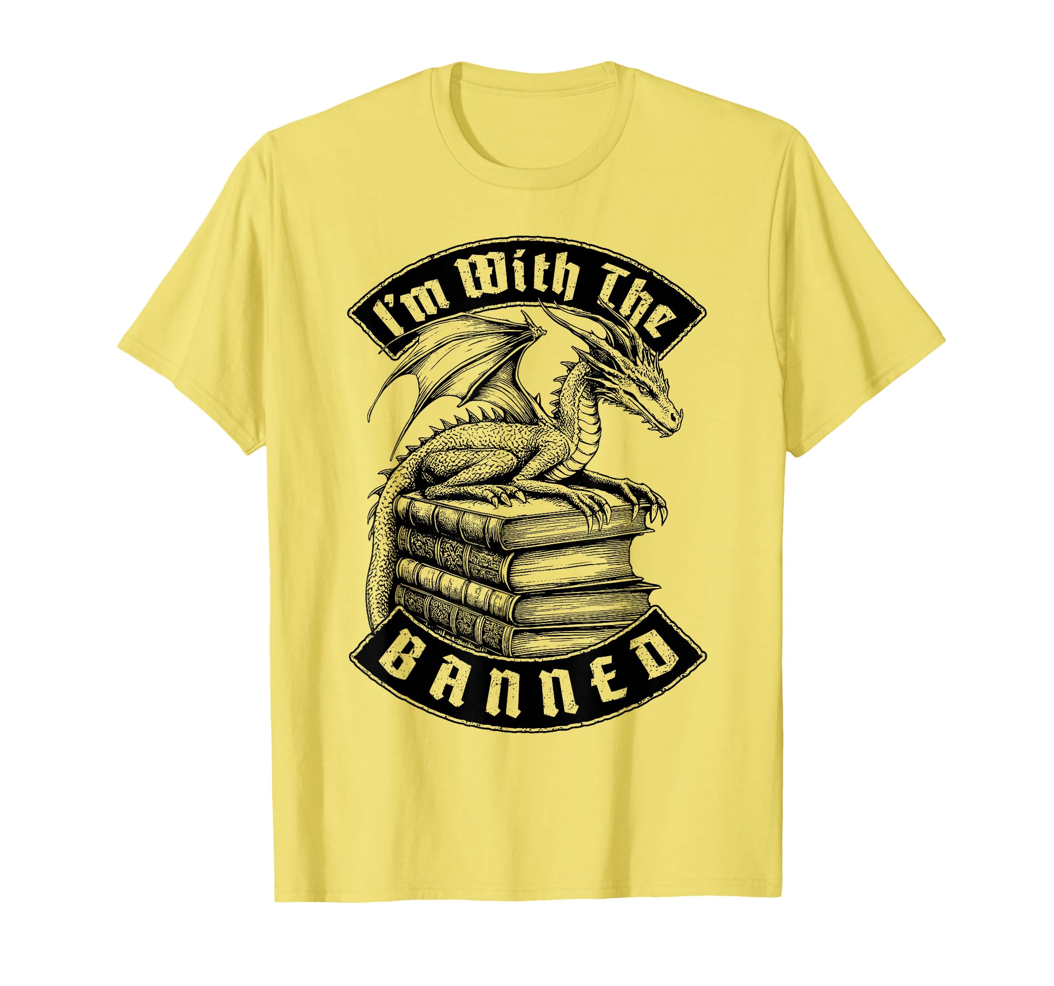 Im Banned Books Funny Book Dragon T-Shirt - Streetwear Style Unisex - T-Shirt, Sweatshirt, Hoodie