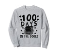 100 Days Books Book Reading Sweatshirt - Custom Art Print Men Women - T-Shirt, Sweatshirt, Hoodie