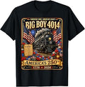 Vintage Big Boy 4014 Train 4th of July Retro US Flag for Men T-Shirt Unisex T-shirt, Sweatshirt, Hoodie, Long Sleeve Tee - T-Shirt, Sweatshirt, Hoodie
