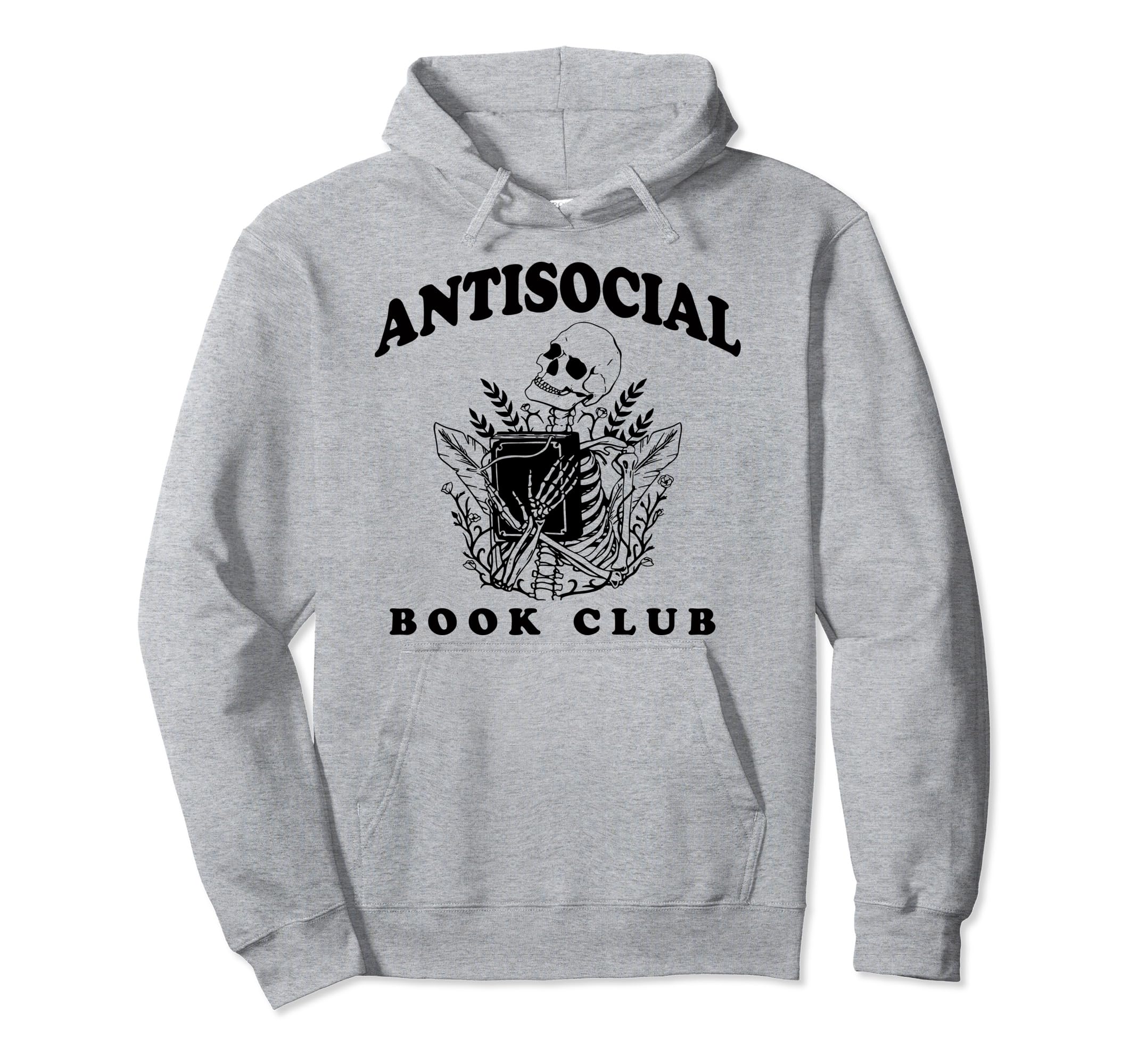 Groovy Antisocial Book Club Funny Hoodie - Streetwear Style Unisex - T-Shirt, Sweatshirt, Hoodie