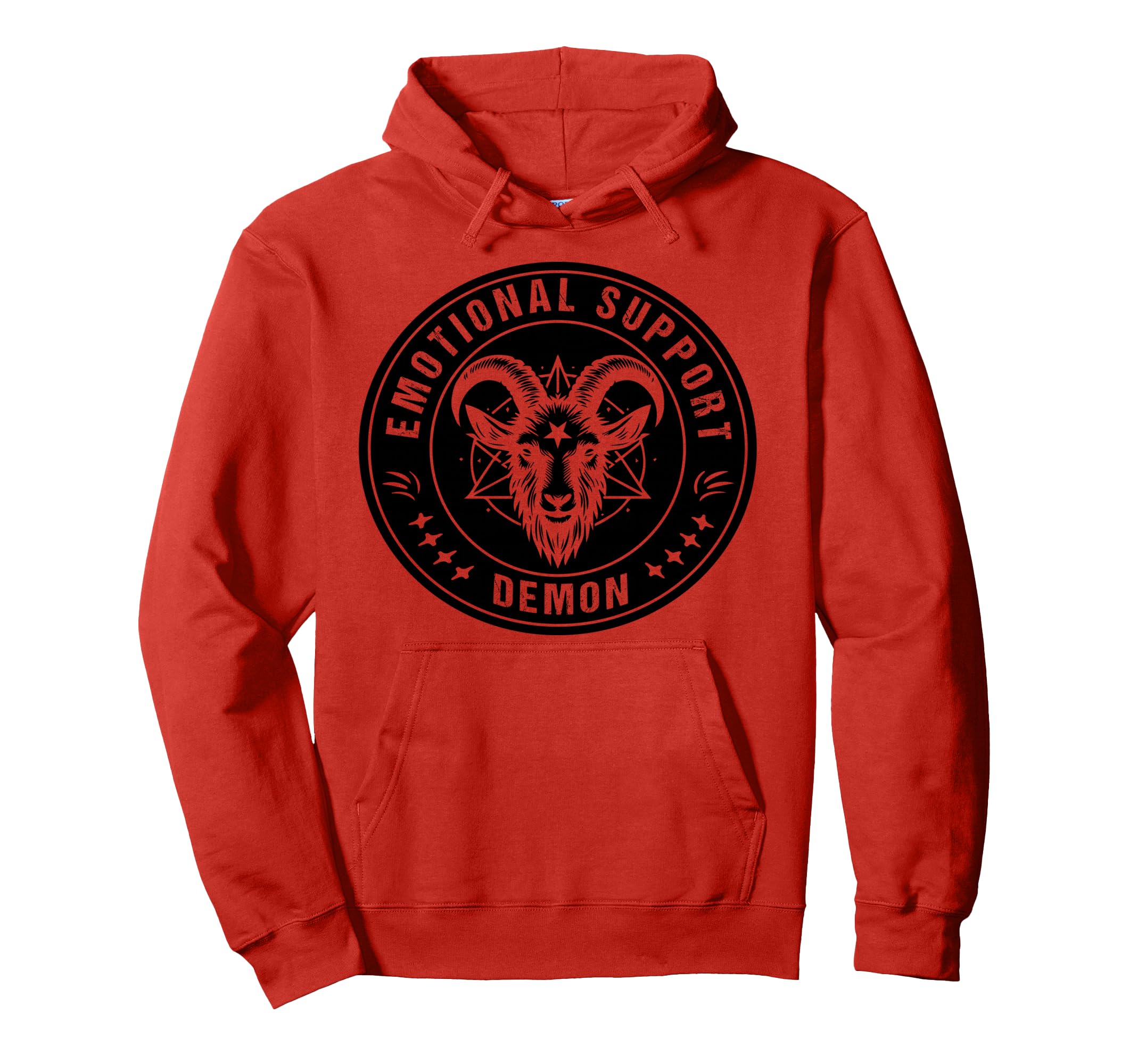 Emotional Support Demon Emotional Hoodie - Fun Novelty Design Men Women - T-Shirt, Sweatshirt, Hoodie