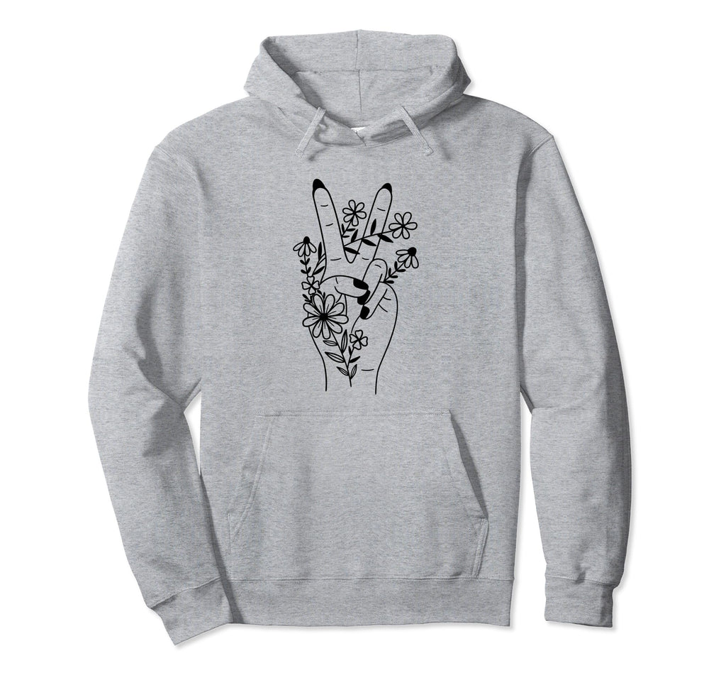 Hand Flower Self Care Hoodie - Novelty Apparel Unisex - T-Shirt, Sweatshirt, Hoodie