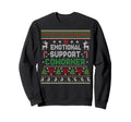 Emotional Support Coworker Funny Ugly Sweatshirt - Streetwear Style Unisex - T-Shirt, Sweatshirt, Hoodie