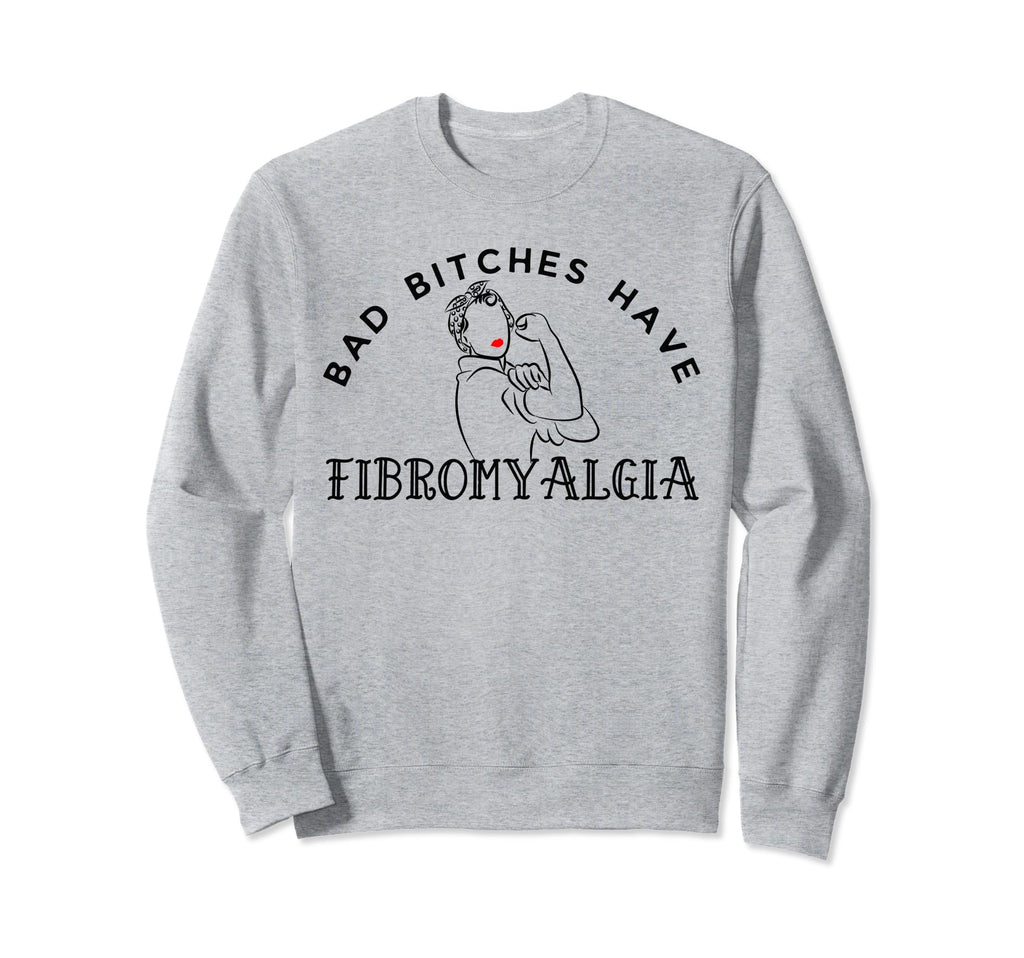 Fibromyalgia Warrior Chronic Pain Sweatshirt - Novelty Apparel Unisex - T-Shirt, Sweatshirt, Hoodie