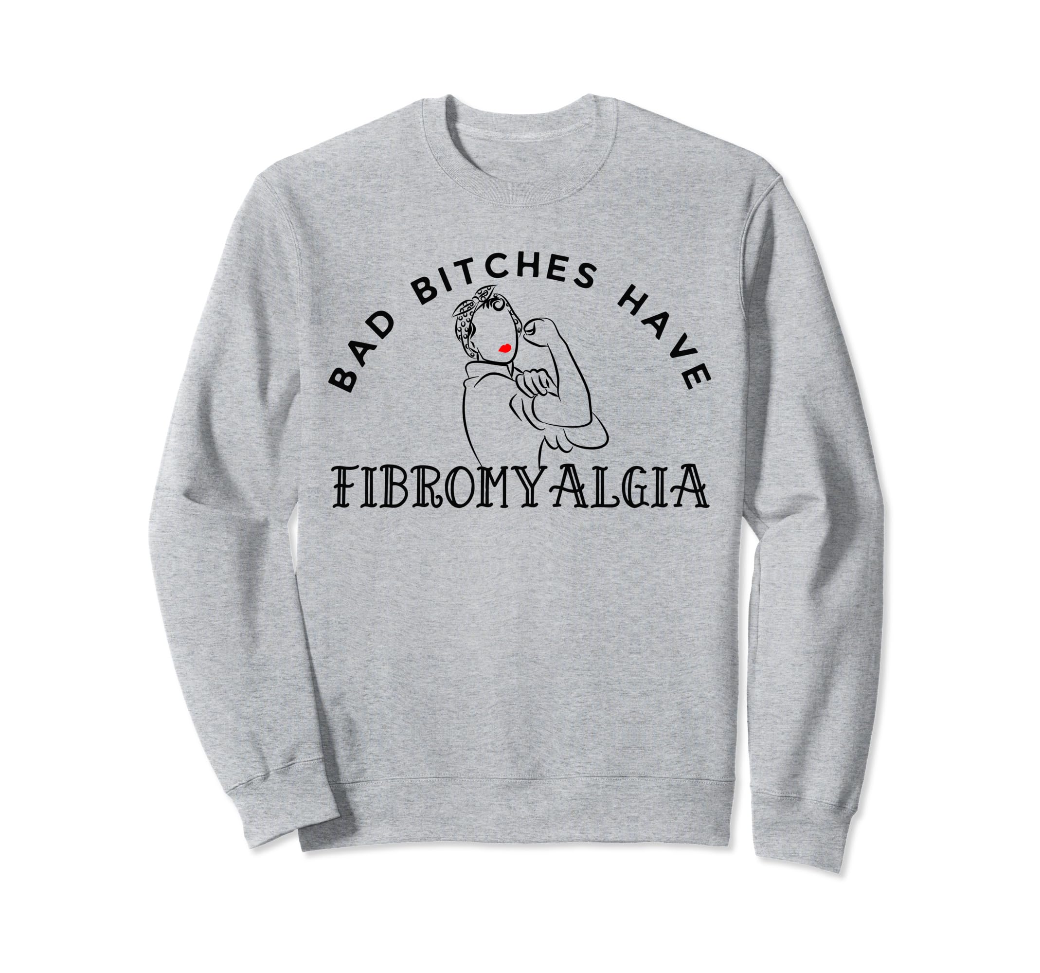 Fibromyalgia Warrior Chronic Pain Sweatshirt - Novelty Apparel Unisex - T-Shirt, Sweatshirt, Hoodie