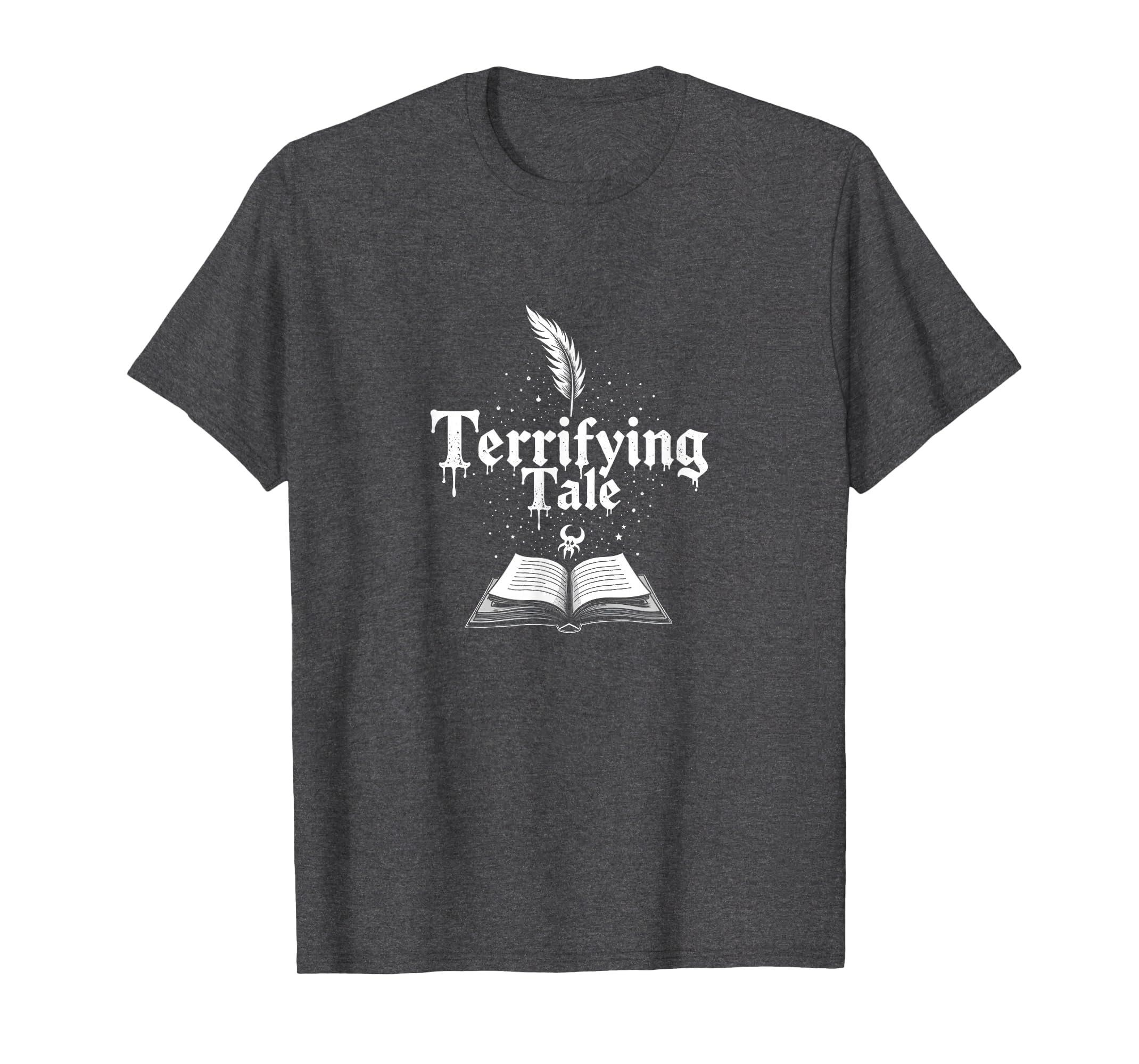 Halloween Literature Terrifying Tale T-Shirt - Novelty Apparel Unisex - T-Shirt, Sweatshirt, Hoodie