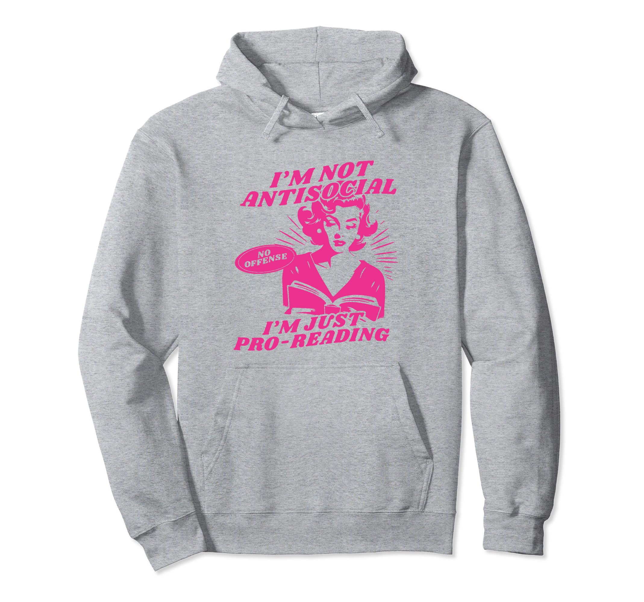 Funny Antisocial Book Club Introvert Hoodie - Minimalist Print for Adults - T-Shirt, Sweatshirt, Hoodie