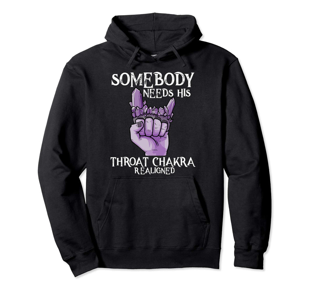 Yoga Chakra Brass Knuckles Funny Hoodie - Casual Everyday Wear Unisex - T-Shirt, Sweatshirt, Hoodie