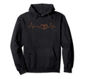 Book Heartbeat Literature Readers Hoodie - Fun Novelty Design for Adults - T-Shirt, Sweatshirt, Hoodie