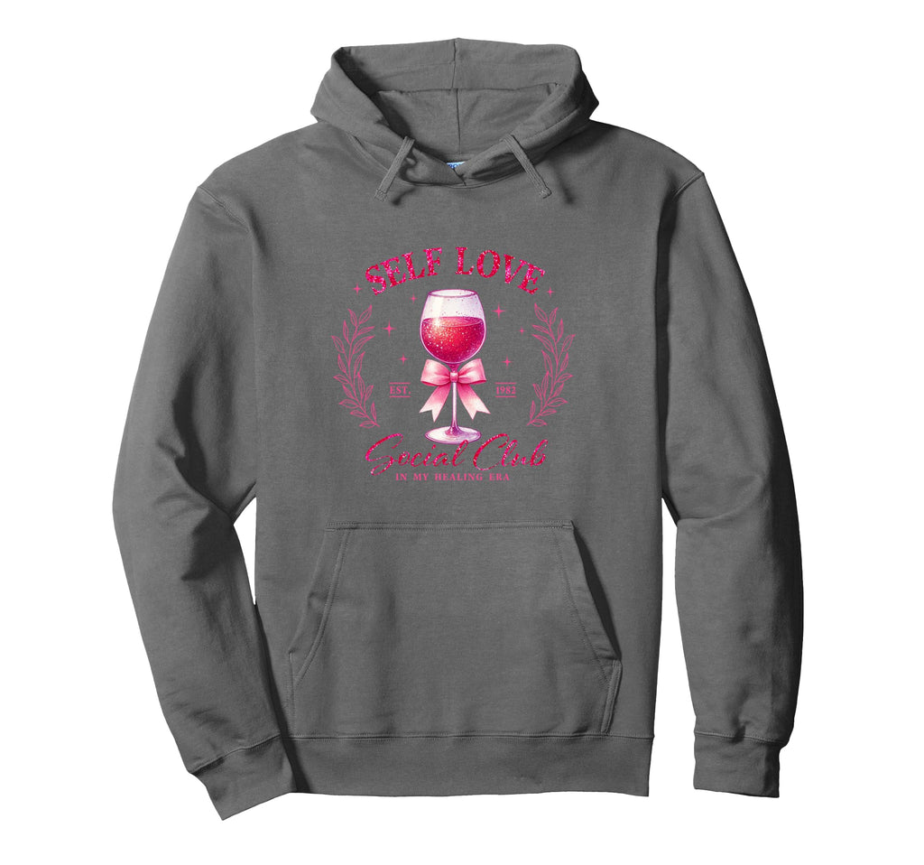Valentines Day Self Love Social Club Hoodie - Custom Art Print Men Women - T-Shirt, Sweatshirt, Hoodie