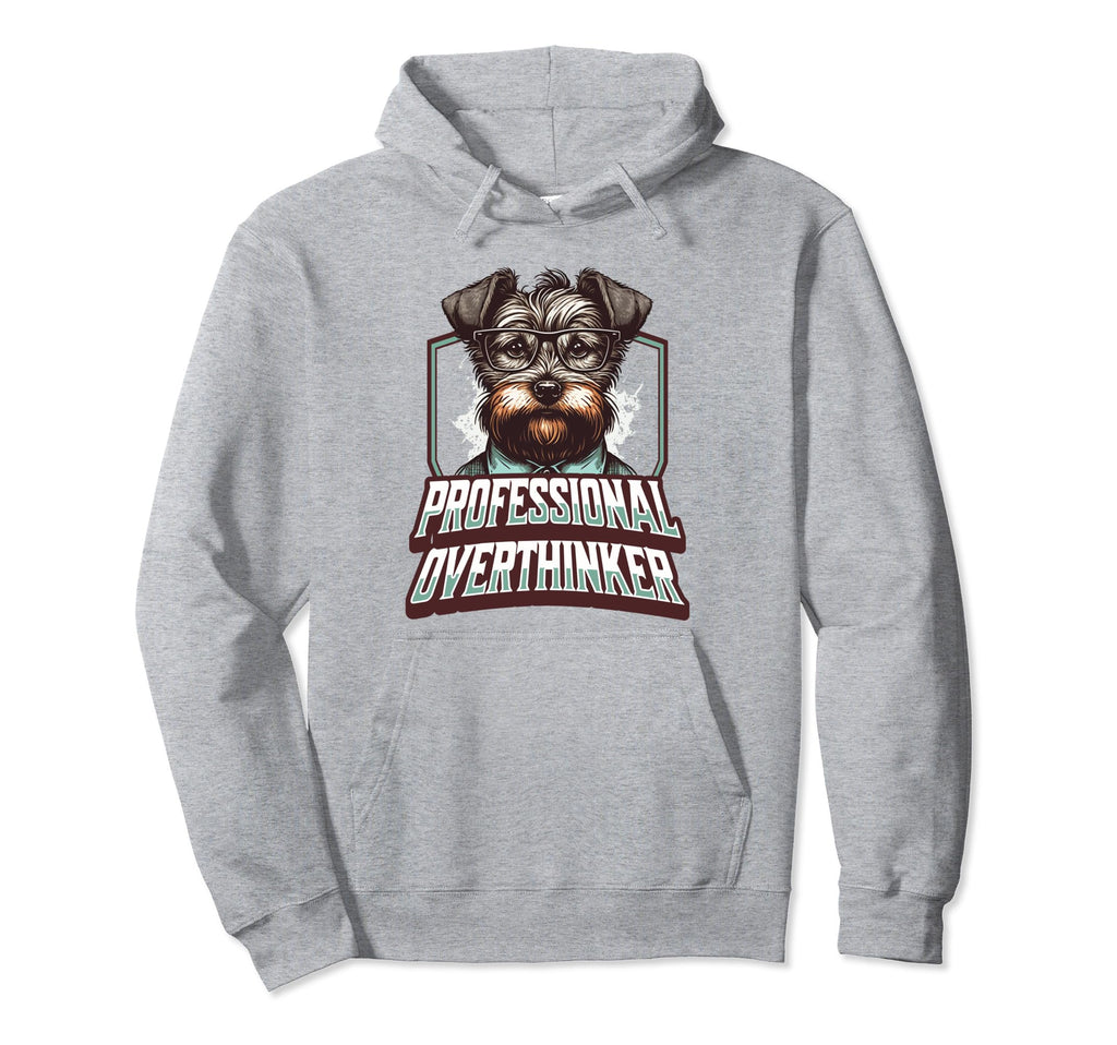 Sophisticated Overthinker Dog Lover Hoodie - Novelty Apparel for Adults - T-Shirt, Sweatshirt, Hoodie