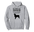 Bernese Mountain Dog Because Therapy Hoodie - Casual Everyday Wear Unisex - T-Shirt, Sweatshirt, Hoodie