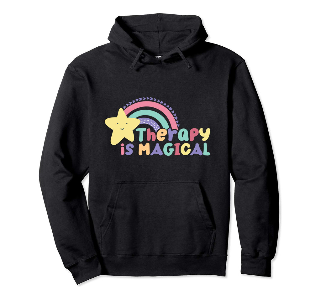 Therapy Is Magical Self Care Mental Hoodie - Aesthetic Graphic Men Women - T-Shirt, Sweatshirt, Hoodie