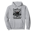 Fortean Social Club Bigfoot Mothman Hoodie - Custom Art Print for Adults - T-Shirt, Sweatshirt, Hoodie