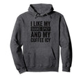 I Like My Books Spicy And My Coffee Icy Hoodie - Custom Art Print Men Women - T-Shirt, Sweatshirt, Hoodie