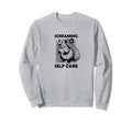 Mouse Letting It All Out Screaming Sweatshirt - Trendy Graphic Men Women - T-Shirt, Sweatshirt, Hoodie