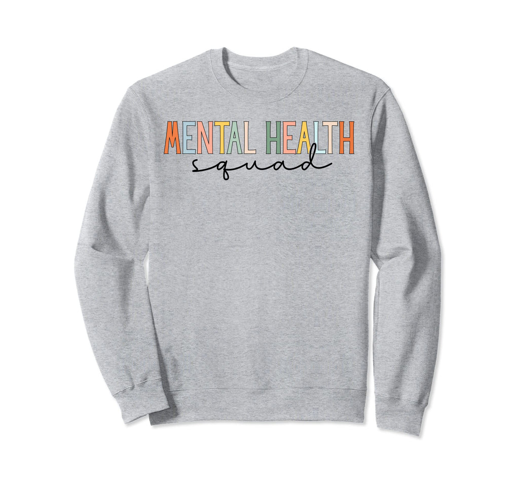 Mental Health Squad Brain Illness Sweatshirt - Trendy Graphic for Adults - T-Shirt, Sweatshirt, Hoodie