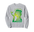 Butterfly Green Ribbon Mental Sweatshirt - Custom Art Print Men Women - T-Shirt, Sweatshirt, Hoodie