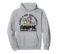 Just Who Loves Anime Dragons And Books Hoodie - Graphic Print for Adults - T-Shirt, Sweatshirt, Hoodie