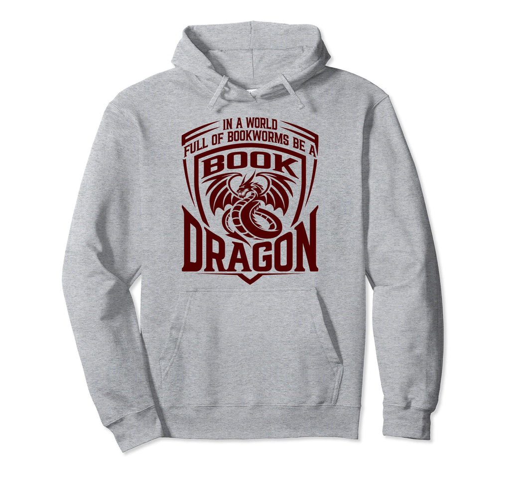 Funny World Full Bookworms Bea Book Hoodie - Minimalist Print Men Women - T-Shirt, Sweatshirt, Hoodie