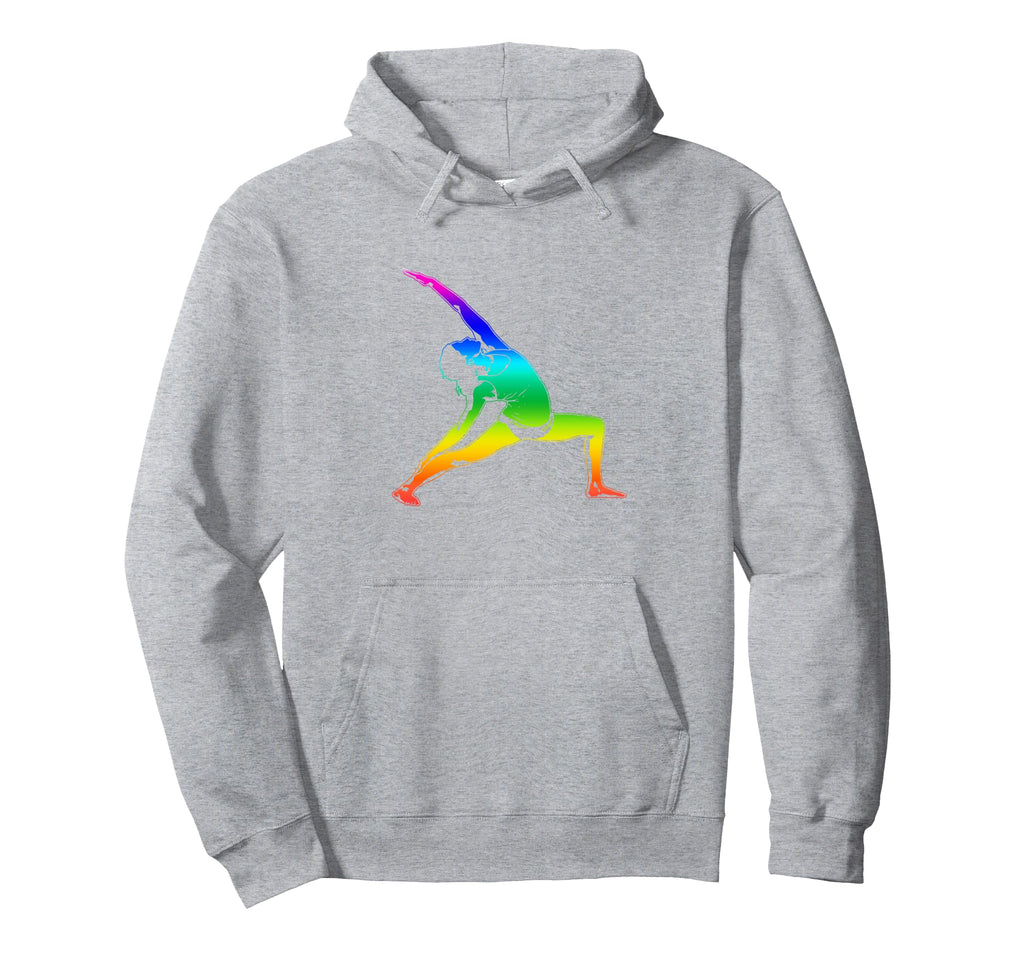 Yoga Teacher Self Care Rainbow Hoodie - Fun Novelty Design Men Women - T-Shirt, Sweatshirt, Hoodie