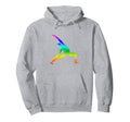 Yoga Teacher Self Care Rainbow Hoodie - Fun Novelty Design Men Women - T-Shirt, Sweatshirt, Hoodie