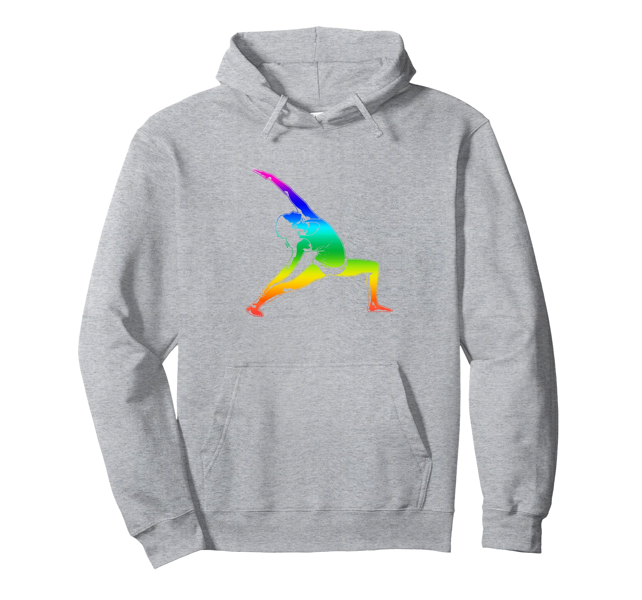 Yoga Teacher Self Care Rainbow Hoodie - Fun Novelty Design Men Women - T-Shirt, Sweatshirt, Hoodie