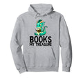 Dragon Reading Book Worm Nerd School Read Hoodie - Streetwear Style Unisex - T-Shirt, Sweatshirt, Hoodie