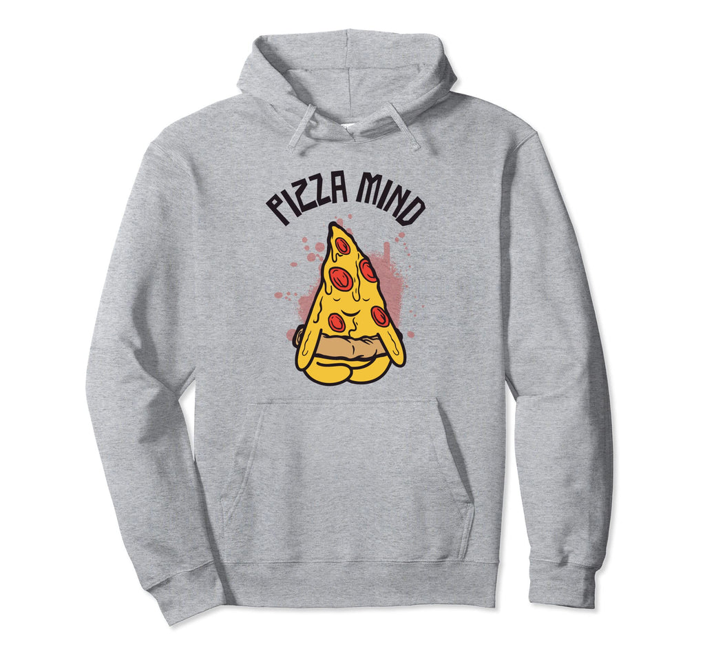 Pizza Mind Peace Calmness Serenity Hoodie - Minimalist Print Unisex - T-Shirt, Sweatshirt, Hoodie