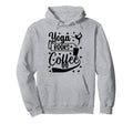 Yoga Books Coffee Yoga Lover Hoodie - Novelty Apparel for Adults - T-Shirt, Sweatshirt, Hoodie
