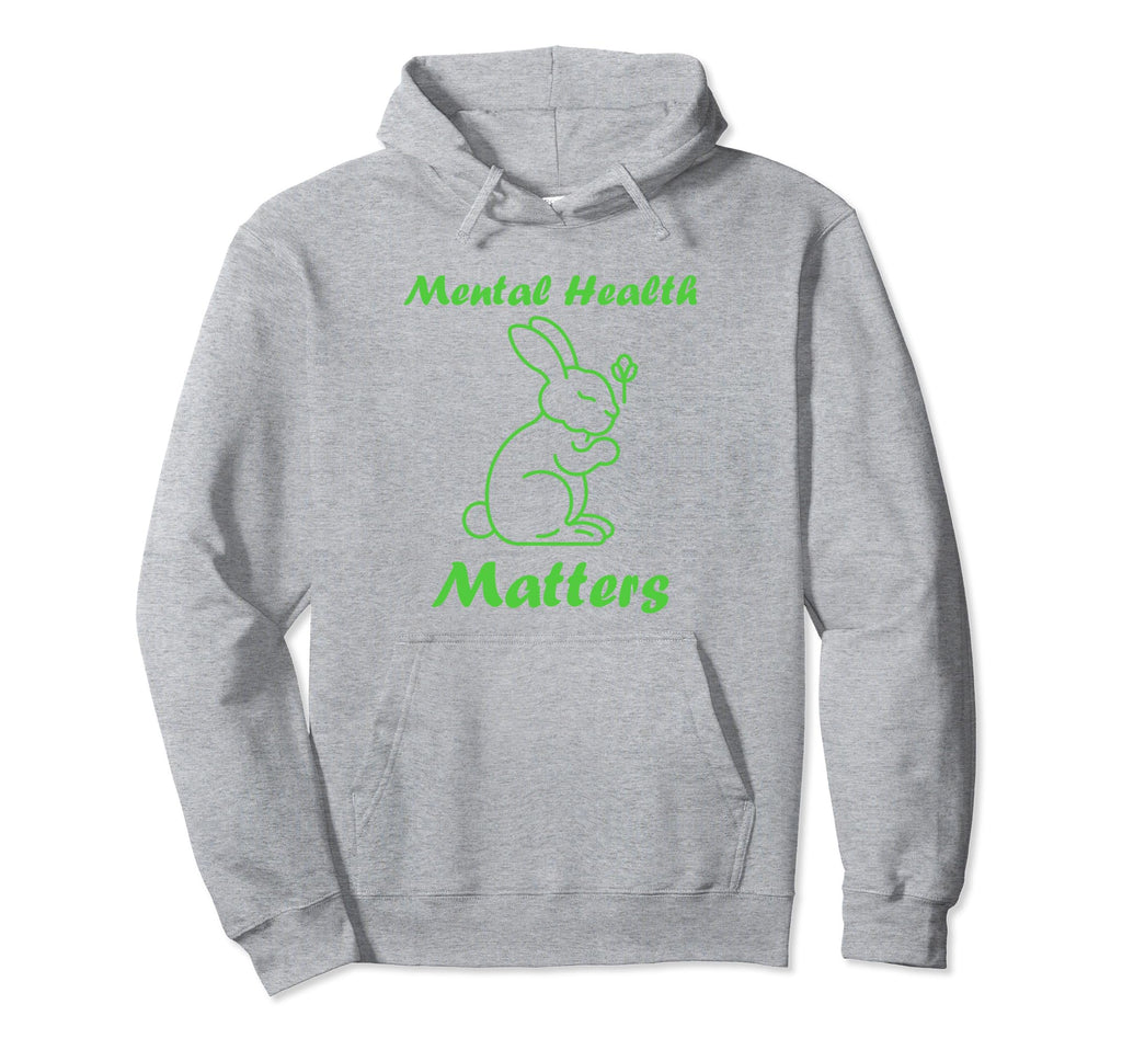 Rabbit Brain Illness Bunny Mental Health Hoodie - Unique Graphic Men Women - T-Shirt, Sweatshirt, Hoodie