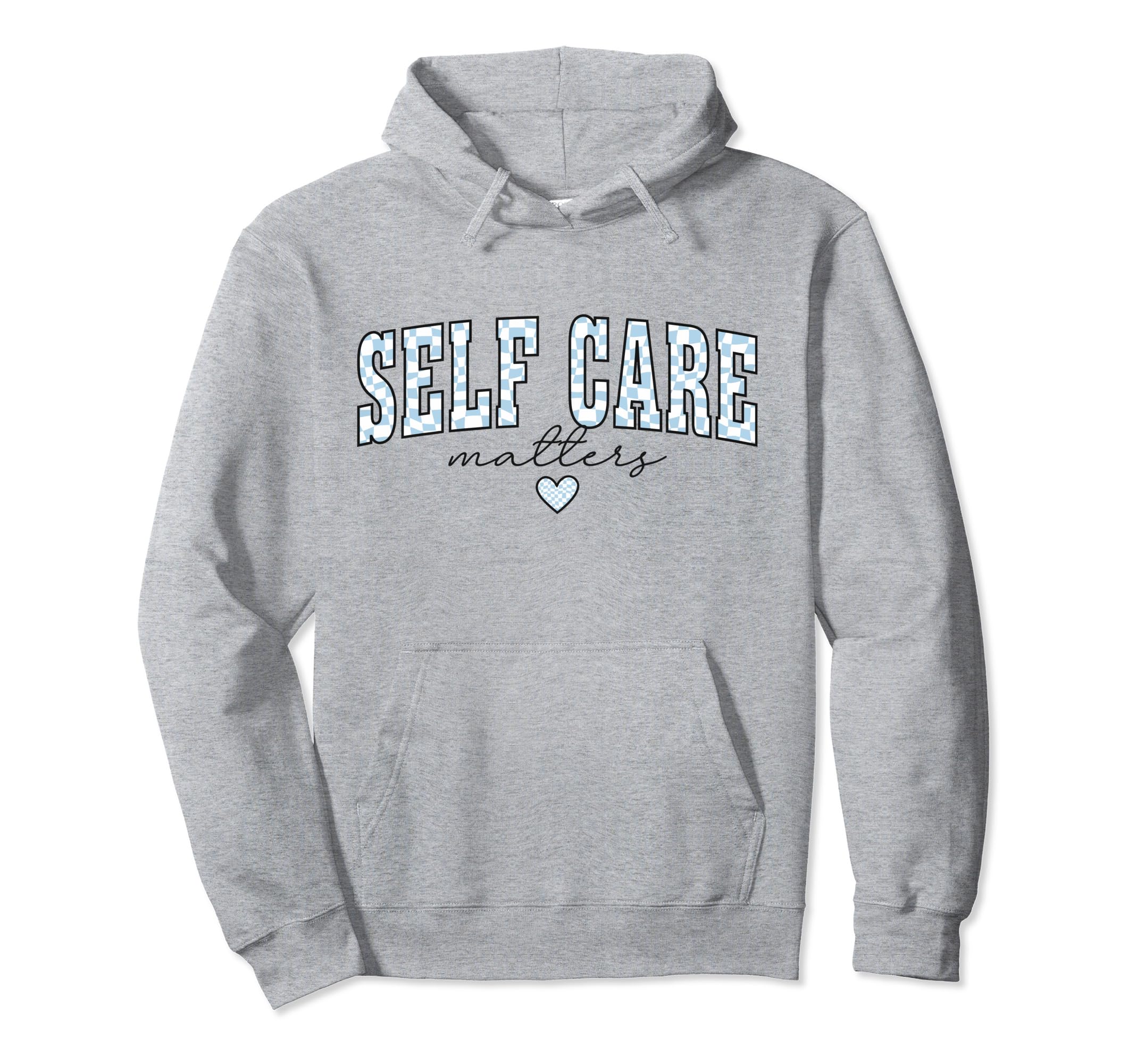 Self Care Matters Mental Health Hoodie - Aesthetic Graphic Men Women - T-Shirt, Sweatshirt, Hoodie