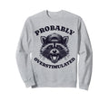 Probably Overstimulated Anxiety Sweatshirt - Fun Novelty Design for Adults - T-Shirt, Sweatshirt, Hoodie