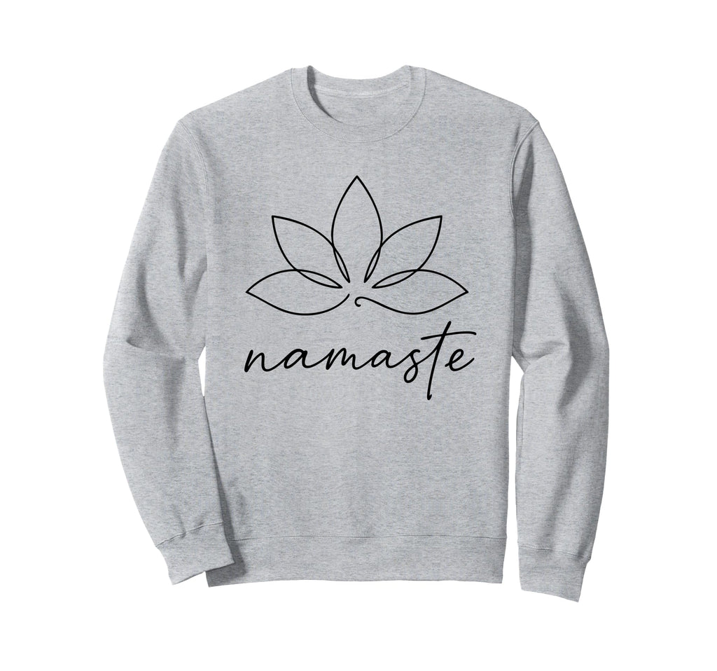 Minimalist Lotus Meditation Sweatshirt - Fun Novelty Design Unisex - T-Shirt, Sweatshirt, Hoodie