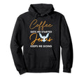 Coffee Gets Me Started Jesus Keeps Me Hoodie - Graphic Print Men Women - T-Shirt, Sweatshirt, Hoodie