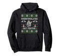 Funny Ugly Overstimulated But Festive Hoodie - Minimalist Print for Adults - T-Shirt, Sweatshirt, Hoodie